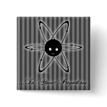 Atom Logo Square Button
