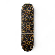 ATOM NUCLEAS n CHINESE CHARACTORS Skateboard
