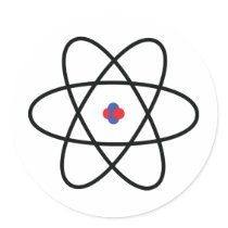 atom nucleus chemistry stickers