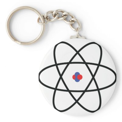 Atom Nucleus Key Chains by Tomaniac