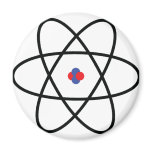 Atom Nucleus Refrigerator Magnets