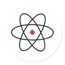 Atom Nucleus stickers by Tomaniac Atom Nucleus stickers