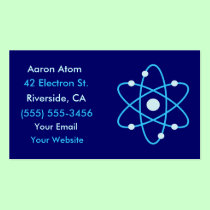 Atom Science Business Cards business cards