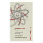 Atom - Scientist Business Card business cards