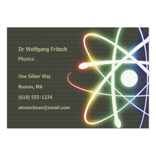 Atom - Scientist Business Card