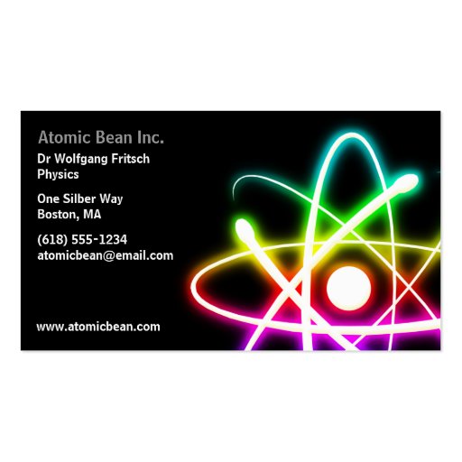 Atom - Scientist Business Card