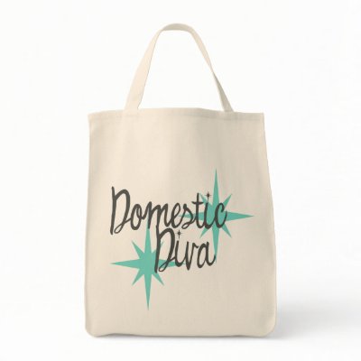 Atomic 1950s retro Diva tote bag by FamilyCares
