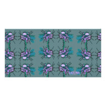"ATOMIC" ART PHOTO GREETING CARD