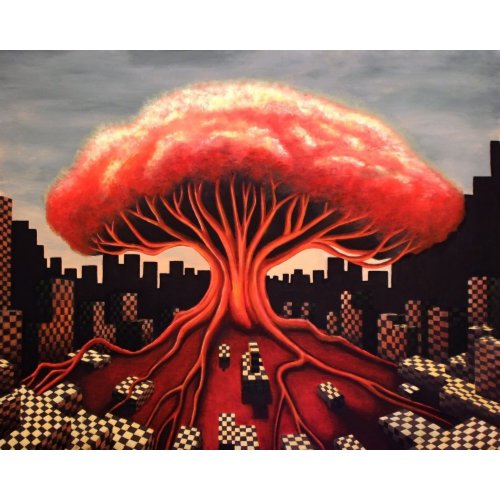 Atomic Bomb Tree print