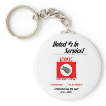 "Atomic Bomb Works" Keychains