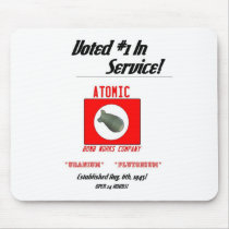 "Atomic Bomb Works" mousepads
