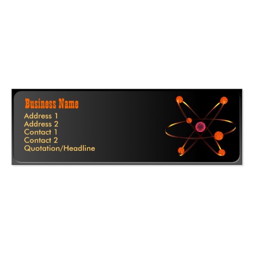 Atomic Business Card (front side)