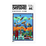 Atomic City Postage Stamp