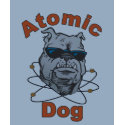 Atomic Dog ladies baby doll blue t-shirts by rburris2 Atomic Dog ladies baby doll blue t-shirts