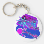 Atomic Dog Retro Rap Hip Hop Rave Electro keychains