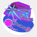 Atomic Dog Retro Rap Hip Hop Rave Electro Sticker