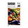 Atomic Energy Abstract Painting Stamp