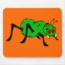 Atomic Furry Halloween Spider Mouse Mat