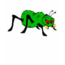 Atomic Furry Halloween Spider Tee Shirt