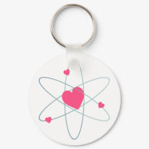 Atomic Heart Keychain by enchantedtoast Atomic Heart Keychain