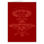 Atomic Mushroom Pirate Greeting Card