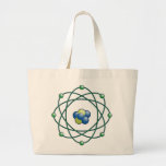 Atomic Particles Canvas Bags