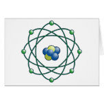 Atomic Particles Greeting Card