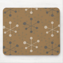 Atomic Pattern in brown Mousepad by billoneil Atomic Pattern in brown Mousepad