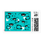 Atomic Retro Spiders Stamps