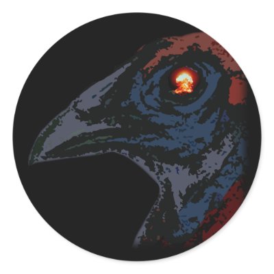 Atomic Rooster Stickers by diane_jacky