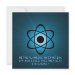 Atomic Save the Date Invite, Blue