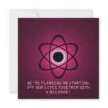 Atomic Save the Date Invite, Fuchsia