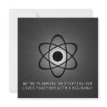 Atomic Save the Date Invite, Gray