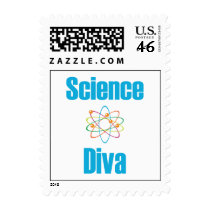 Atomic Science Diva Stamps