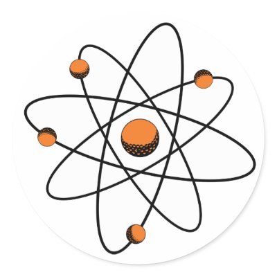 Atomic Round Stickers by alternateworlds