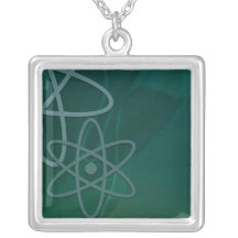 Atomic Teal Pendants