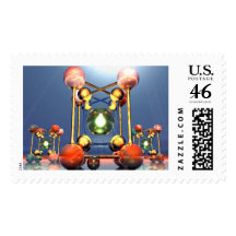 Atomik Postage Stamp