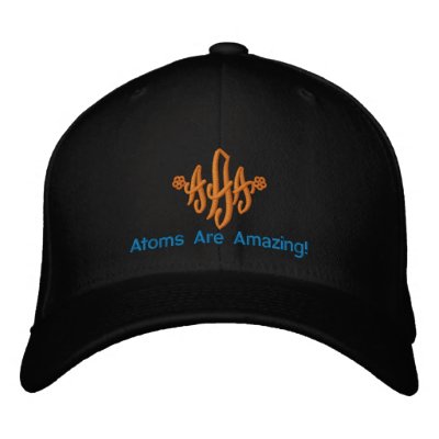 Atoms Are Amazing! Embroidered Hat by nanotoon