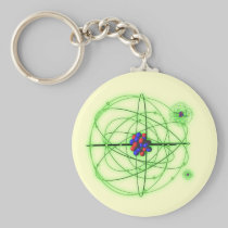 Atoms key chain keychains