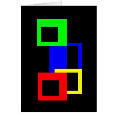 Atoms - Square? Card by lonvig