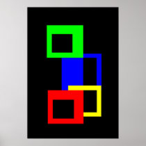 Atoms - Square? Poster