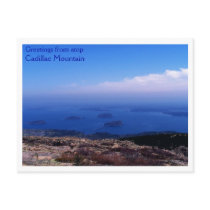 Atop Cadillac Mountain Postcard