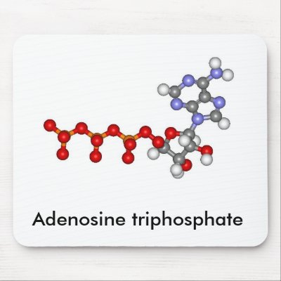 atp_lg, Adenosine triphosphate Mouse Pads by wellingtonsmith