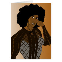 Atramentous Simulacrum Greeting Card