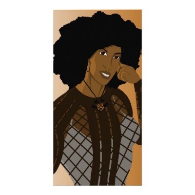 Atramentous Simulacrum Personalized Photo Card by Euvari