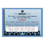 attaboy certificate business cards