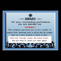 attaboy certificate profile cards by wolffreeborn attaboy certificate profile cards