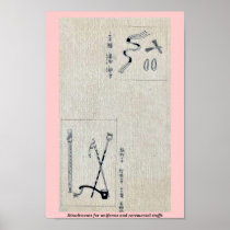 Attachments for uniforms and ceremonial staffs poster