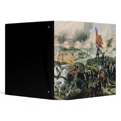 Attack at Pont de Neuilly and Courbevoie Vinyl Binders by bridgemanart