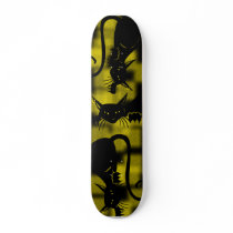 Attack Cat Solo Stealth Skateboard by Jaenne Attack Cat Solo Stealth Skateboard